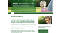 Desktop Screenshot of profilpsychoedukacyjny.pl
