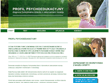 Tablet Screenshot of profilpsychoedukacyjny.pl
